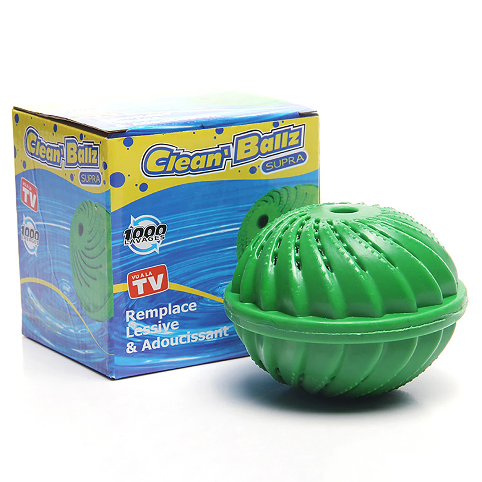 1-5pcs Eco Friendly Laundry Balls Natural Washing Machine Balls Reusable Laundry Detergent Alternative for Washing Machine Green