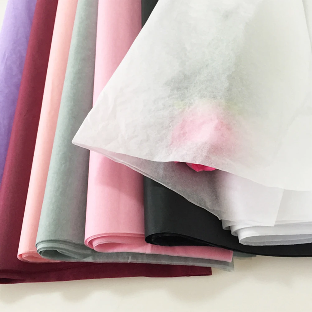 

40pcs Flower Wrapping Paper Gift Wraps Bouquet Packaging Party Favors Pink Premium Eco-Friendly Craft Scrapbooking for Birthday