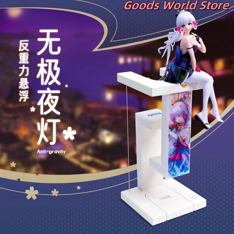 Mihoyo Genshin Impact Figure Wanderer Klee Zhongli Raiden Shogun Hutao Yaemiko Tartaglia Amber Xiao Counter gravity table lamp