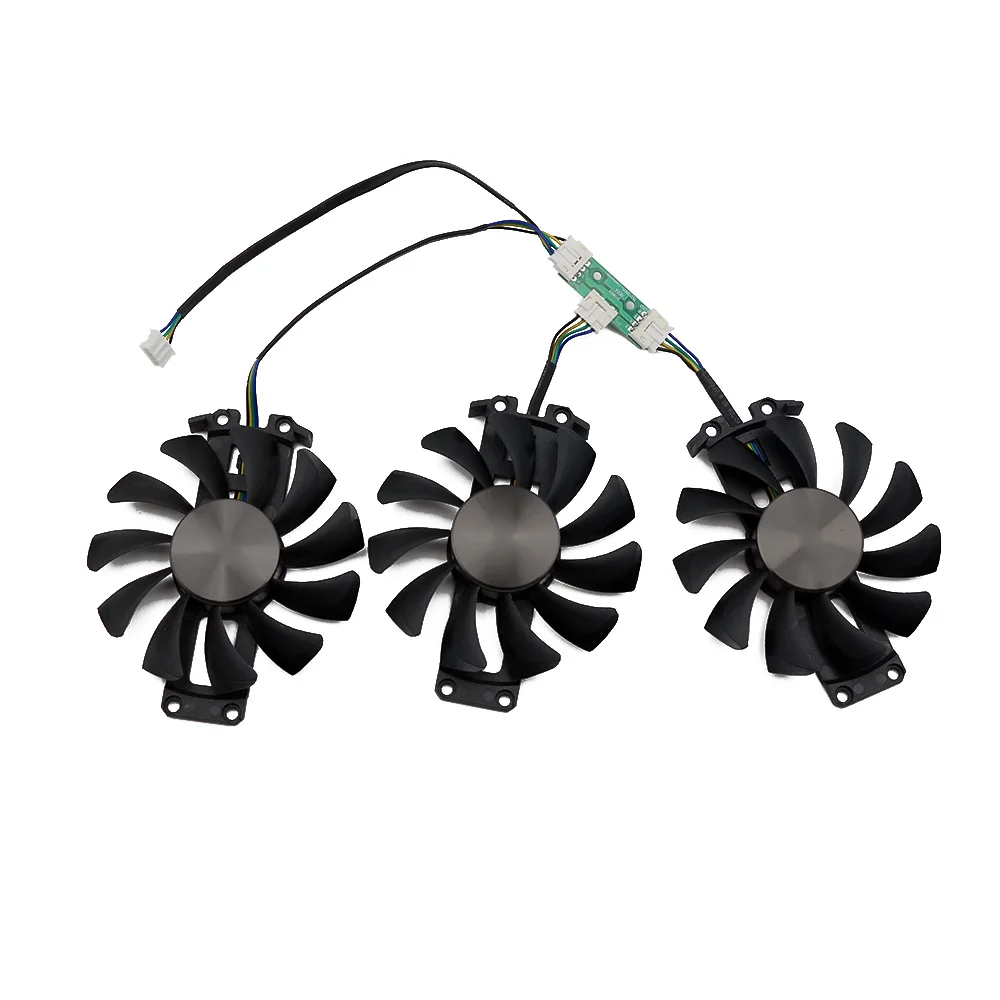 Lote de 3 Ventiladores Personalizados de 75MM y 4 Pines GA81S2U GTX970 980 para Tarjetas Gráficas ZOTAC Geforce GTX 980 4GD5 GTX 970 AMP 4G, Refrigerador de Tarjeta Gráfica, Regalo
