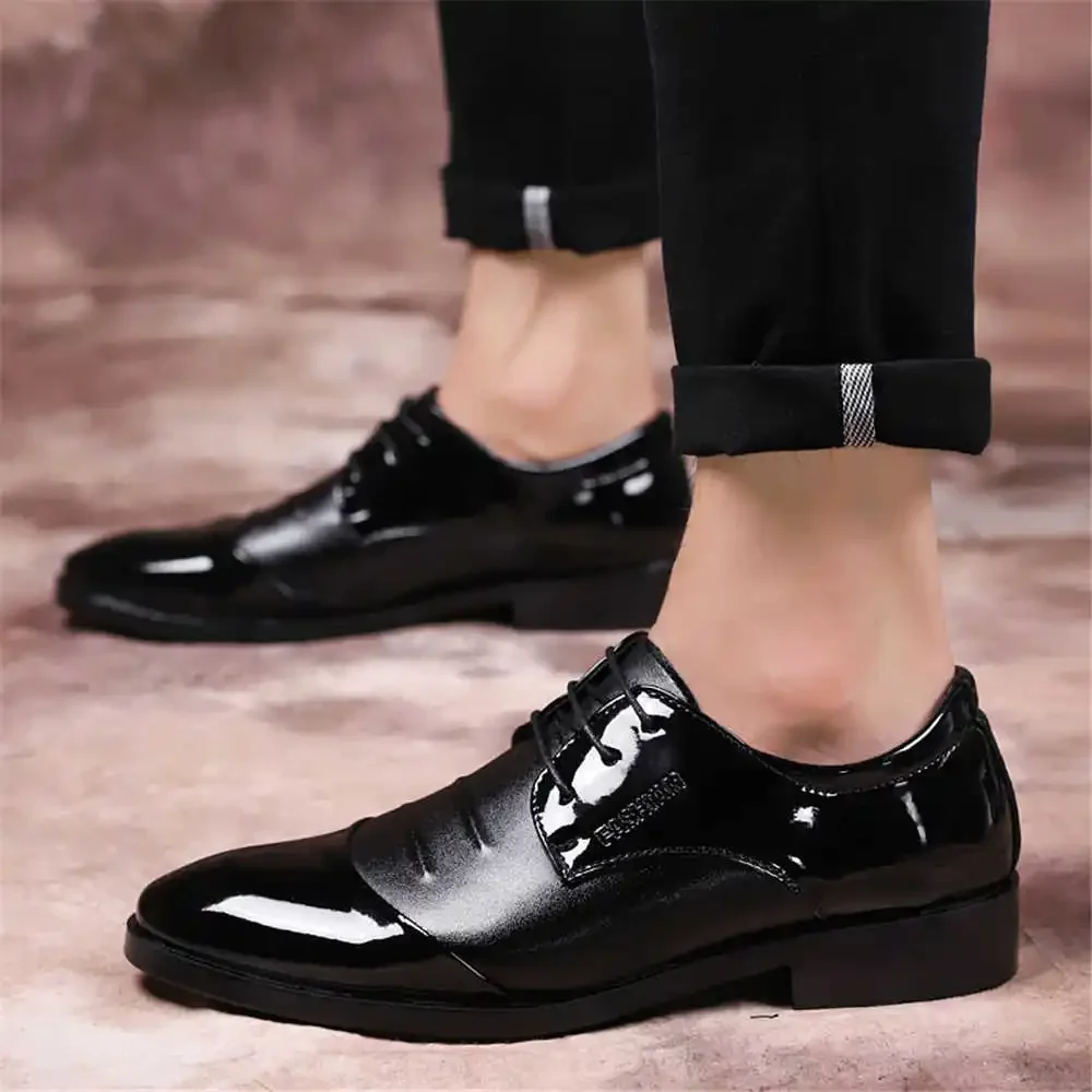 Wide Heel Mocassin Shoes Men Size 47 Shoes Man Dress Comfortable Elegant Shoes Sneakers Sports Offers Newest Beskete Trend