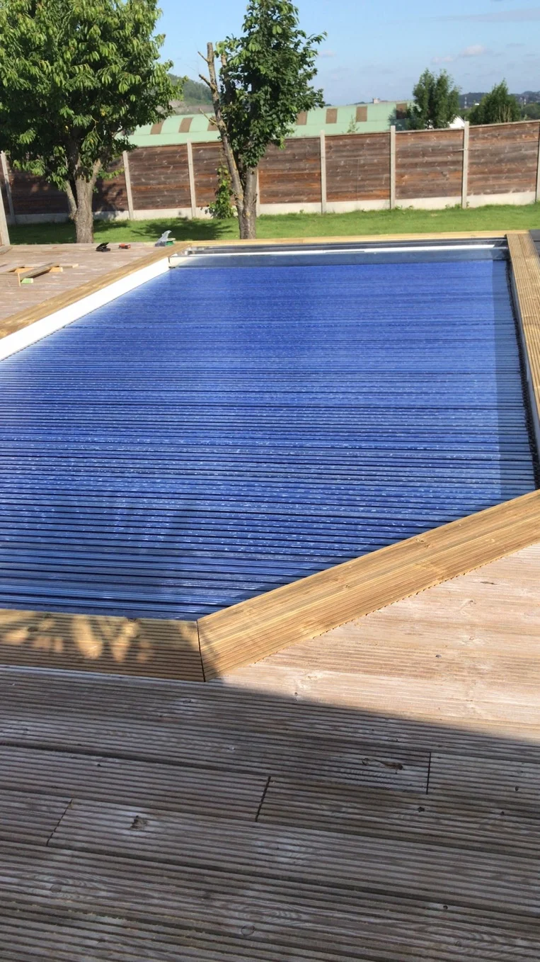 Gold supplier Pool equipment cover  PC slats solar pool cover for  above ground and inground pool