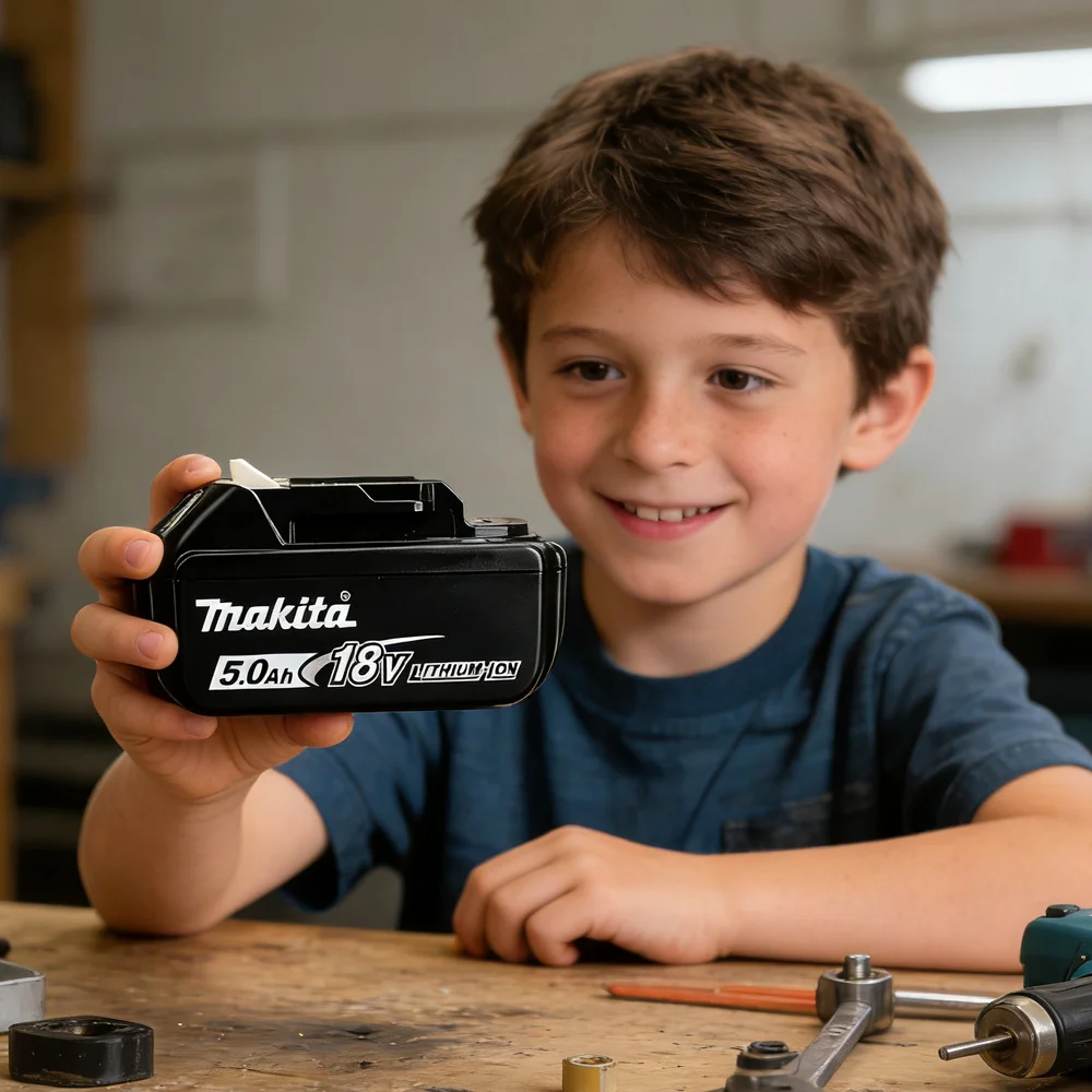 

18V 5Ah battery for Makita 18V power tools The DDF487 18V Makita BL1860B rechargeable battery can replace BL1850B LXT400