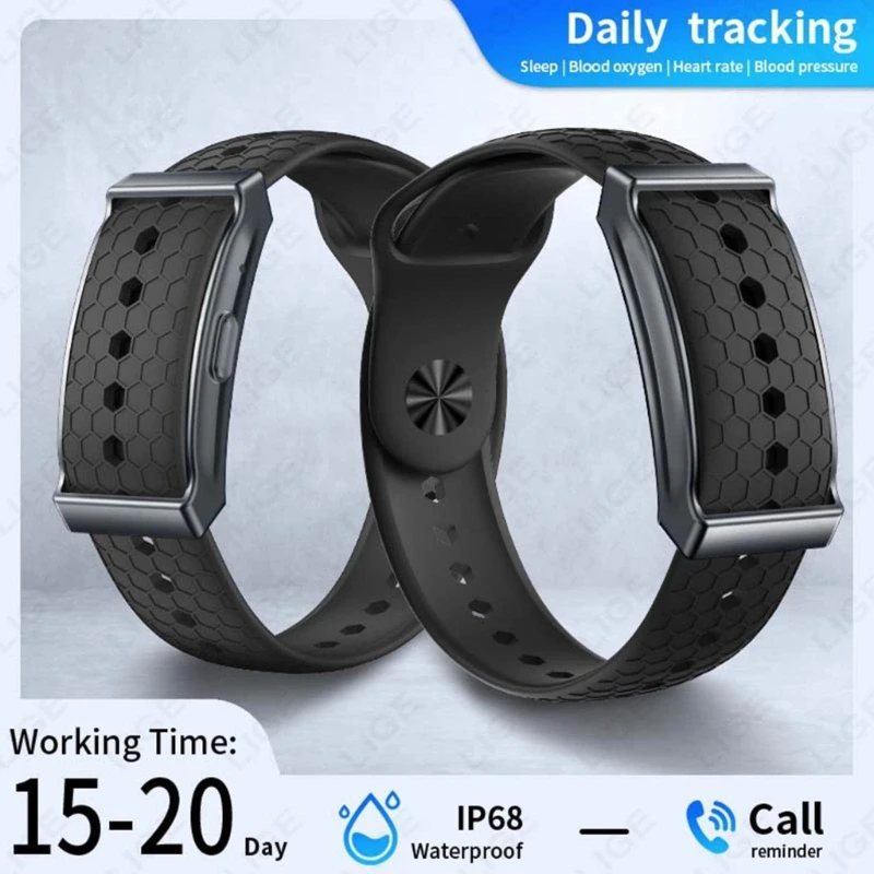 

Sports Small Wristband Real Time Health Monitor Multiple Exercise Type Comfortable F19E
