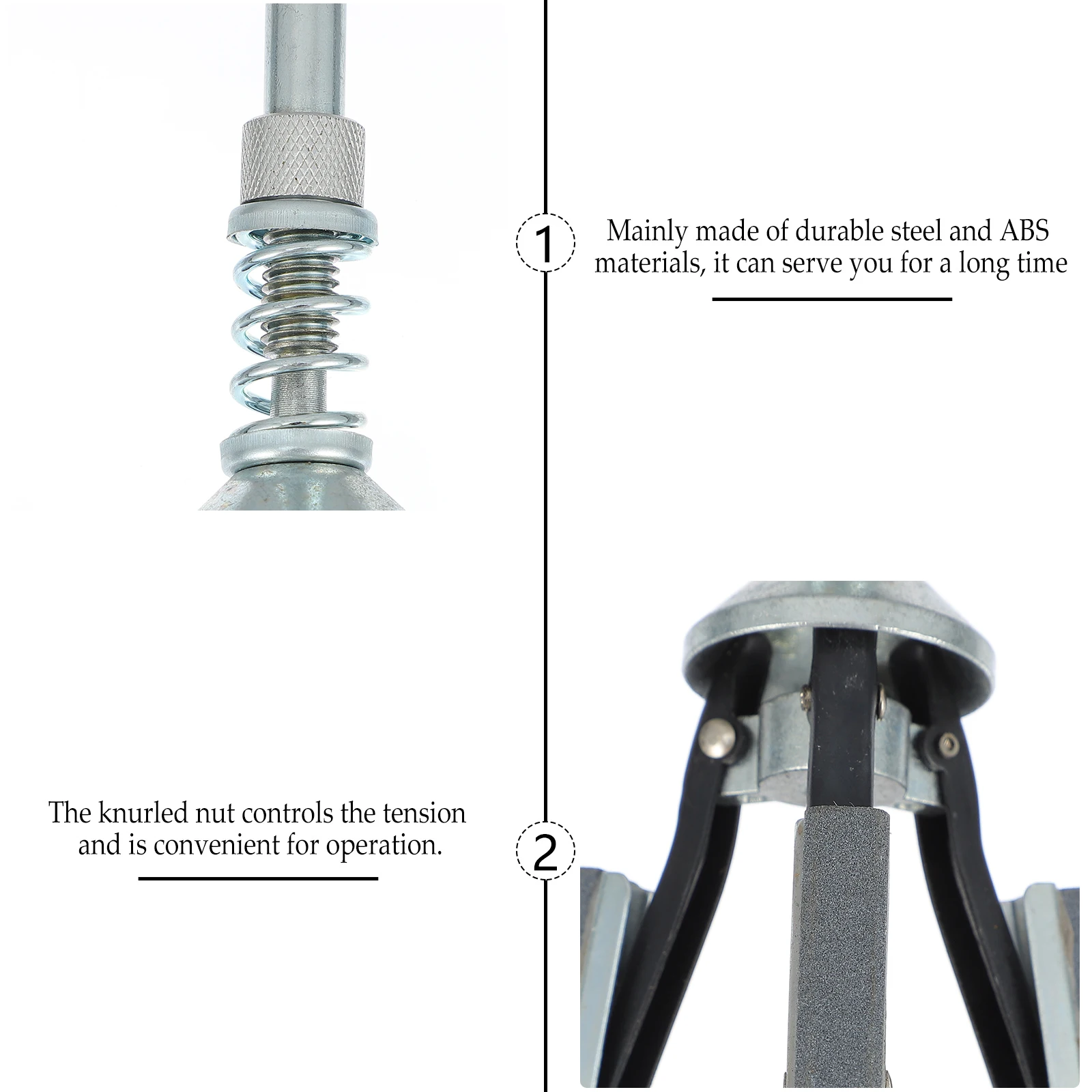 

1Pcs Durable Steel ABS Engine Cylinder Hone Tool Flexible Shaft Easy Operate Polisher Deglazer High Efficiency Cylinder
