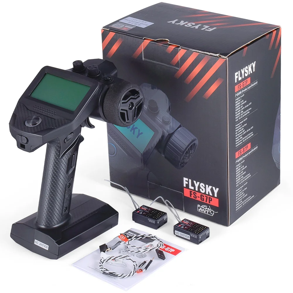 

Flysky G7P RC Transmitter and Receiver R7P FS-R7P 7CH 2.4Ghz Remote Controller for Crawler Truck Car Boat Robot FS-G7P