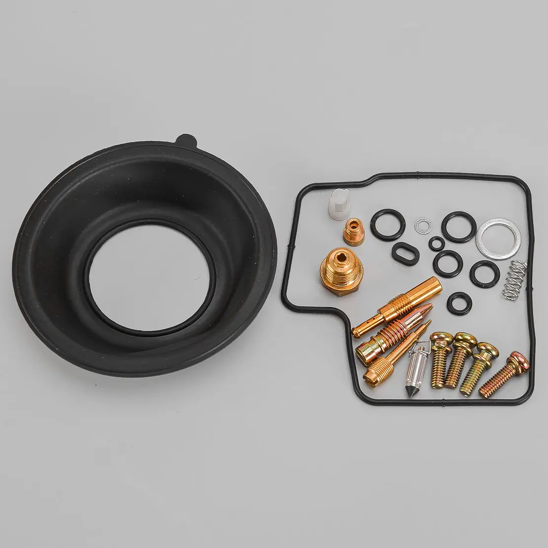 

1 комплект, комплект для ремонта карбюратора, диафрагменное уплотнительное кольцо, игольчатый клапан, подходит для Honda VF1100C Magna VF1100S Sabre VT1100C Shadow