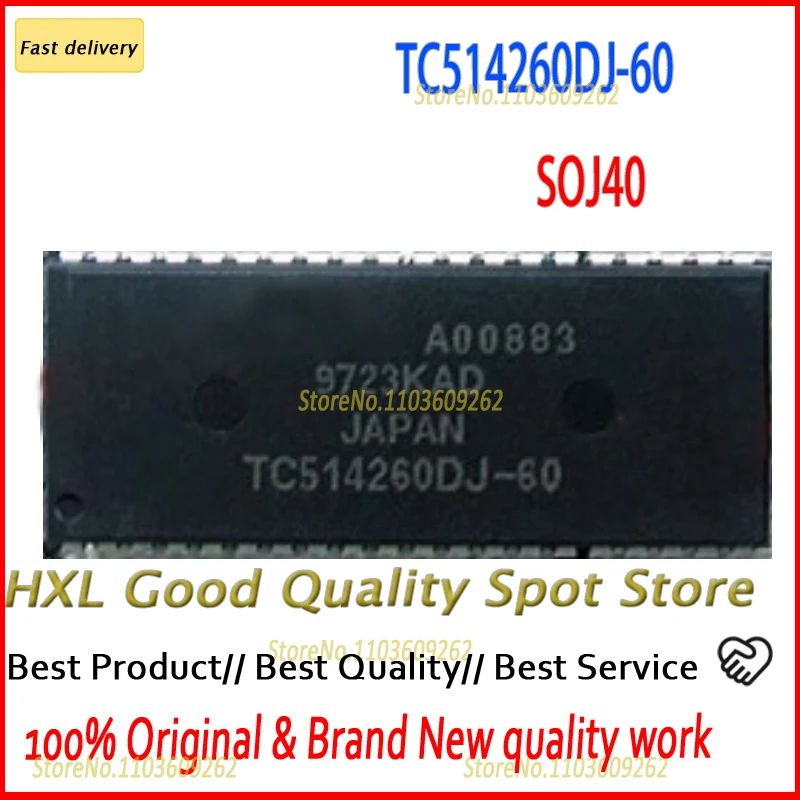 TC514260DJ-60 TC514260DJ TC514260 SOJ-40 in stock ic 5pcs/lot