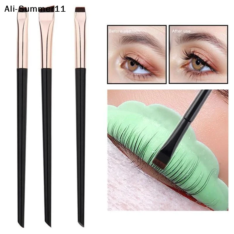 【B11】Flat Head Perm Brush Eyelash Styling Brush Lamination Eyelashes Separating Tool Eyelash Extension Supplies Lash Lift Tool