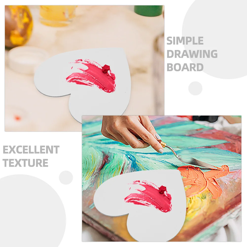 

6Pcs Blank Oil Painting Boards Durable Drawing Boards for DIY Painting Students Beginners Drawing Board Supply