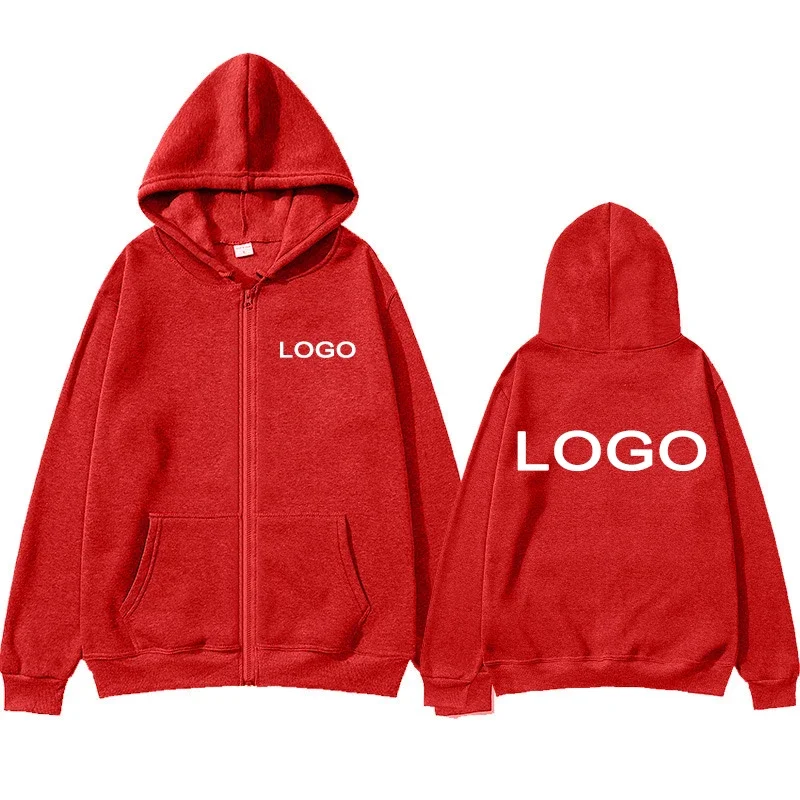 Sweat à capuche à manches longues pour hommes et femmes, imprimé personnalisé, fermeture éclair, vêtements amples et décontractés, mode, pull à capuche, personnalité