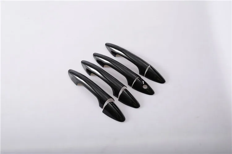 For Hyundai Solaris Verna ix25 Accent Grand Avega 2010-2015 piano black ABS Car Door Handle Catch Trim Cover Car-Styling