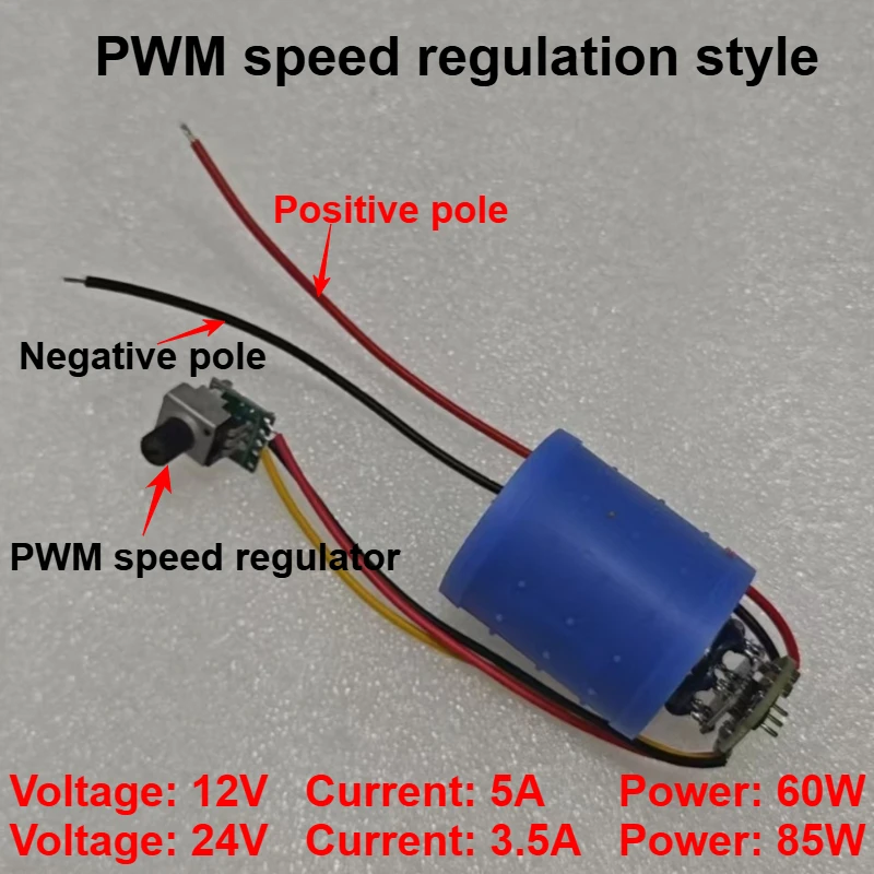 1pcs DC Ultra-High Speed BLDC Three-Phase Brushless Motor 12V 24V 100000RPM with Driver NC Aluminum Alloy Impeller Air Duct Fan