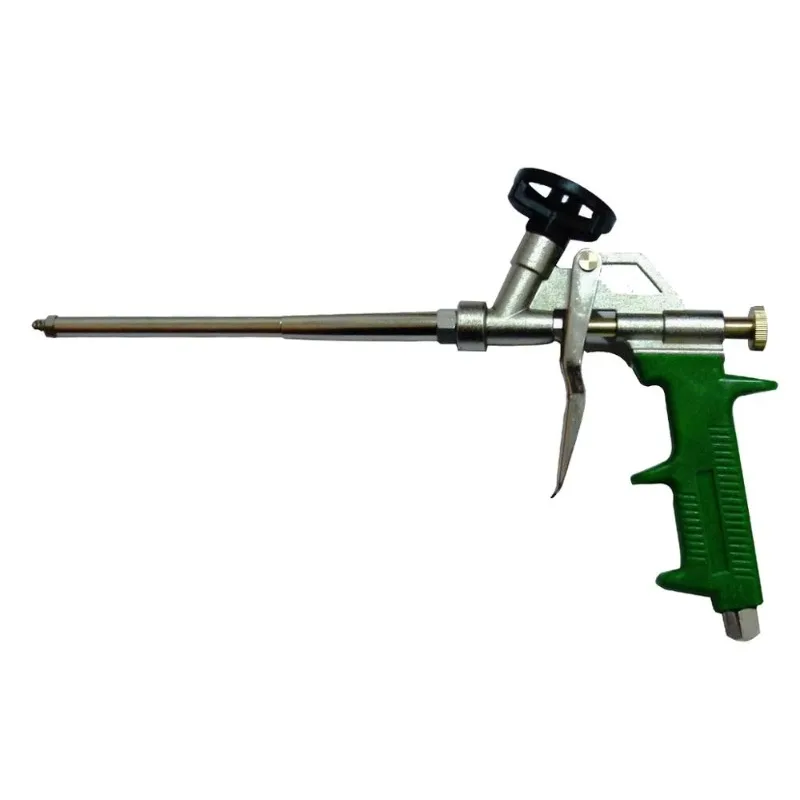 Pistola de espuma aislante de aleación de aluminio de calidad profesional