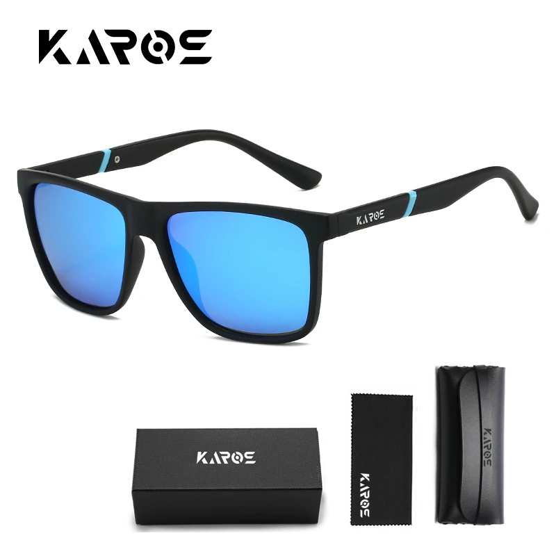 Karos Männer Polarisierte Angeln Sonnenbrille Frauen Mode UV400 Gläser Radfahren Fahren Wandern Outdoor Sport Brillen Box YZ2015