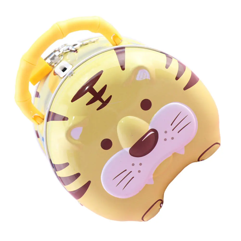 虎の形の貯金箱 ミニ貯金箱 子供用 卓上貯金箱 かわいい動物デザイン キッズ貯金ギフト