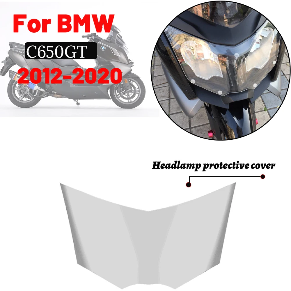 

MTKRACING For BMW C650GT C650 GT 2012-2020 Motorcycle Headlight Protection Cover Screen Acrylic Lamp Sheet