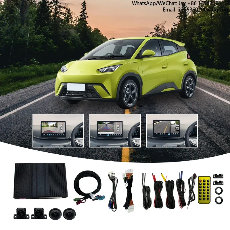 

Система камер 360° 1080P OEM для BYD Atto 1: панорамный обзор, 3D-изображение, круговой обзор (перед, зад, боковые стороны), парковка, задний ход