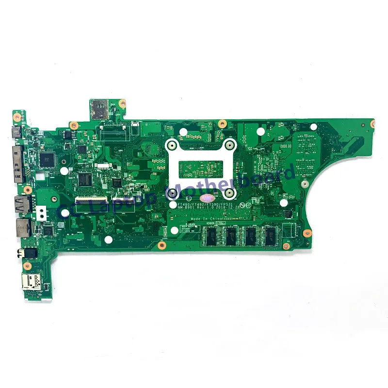 FT490/FT492/FT590/FP531 NM-B901 For Lenovo ThinkPad T490 T590 Laptop Motherboard With SRFFX I5-8265U CPU 02HK923 100%Tested Good