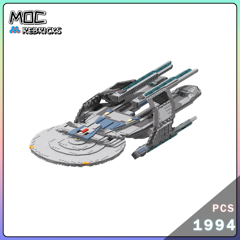 

Космическая серия MOC Строительные блоки USS Ямато Звездный Флот Линкор Межзвездный Круизер Сборная модель DIY Наборы для сбора кирпичей