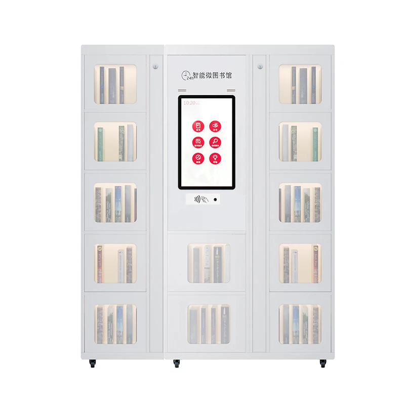 Smart Borrowing And Returning Book Cabinet Self-service Library RFID Lending Management E-book Cabinet Campus Shared Book House