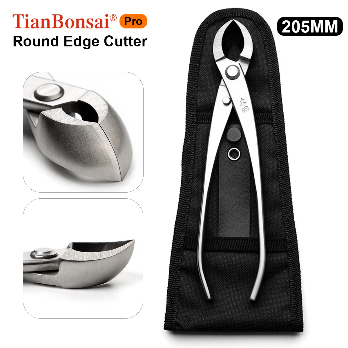 Strumenti per bonsai di grado professionale taglierina per bordi tondi funzione mista di bordo tondo e dritto realizzato in acciaio legato 4 cr13mov
