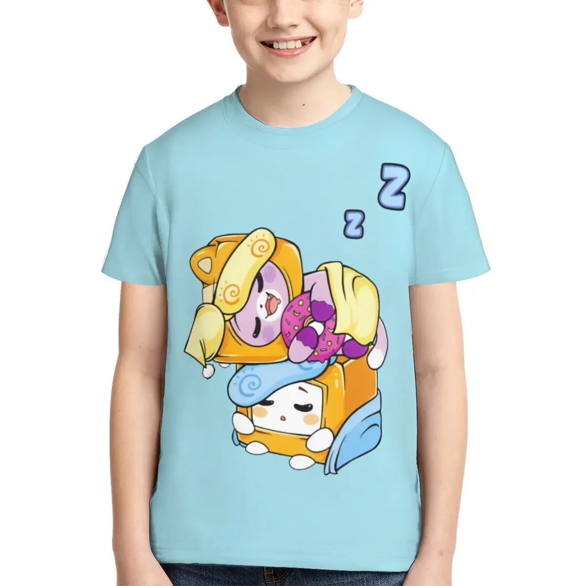 

Футболка Cartoon Foxy Boxy Lanky-box — мягкие футболки с круглым вырезом и короткими рукавами для девочек-подростков и мальчиков