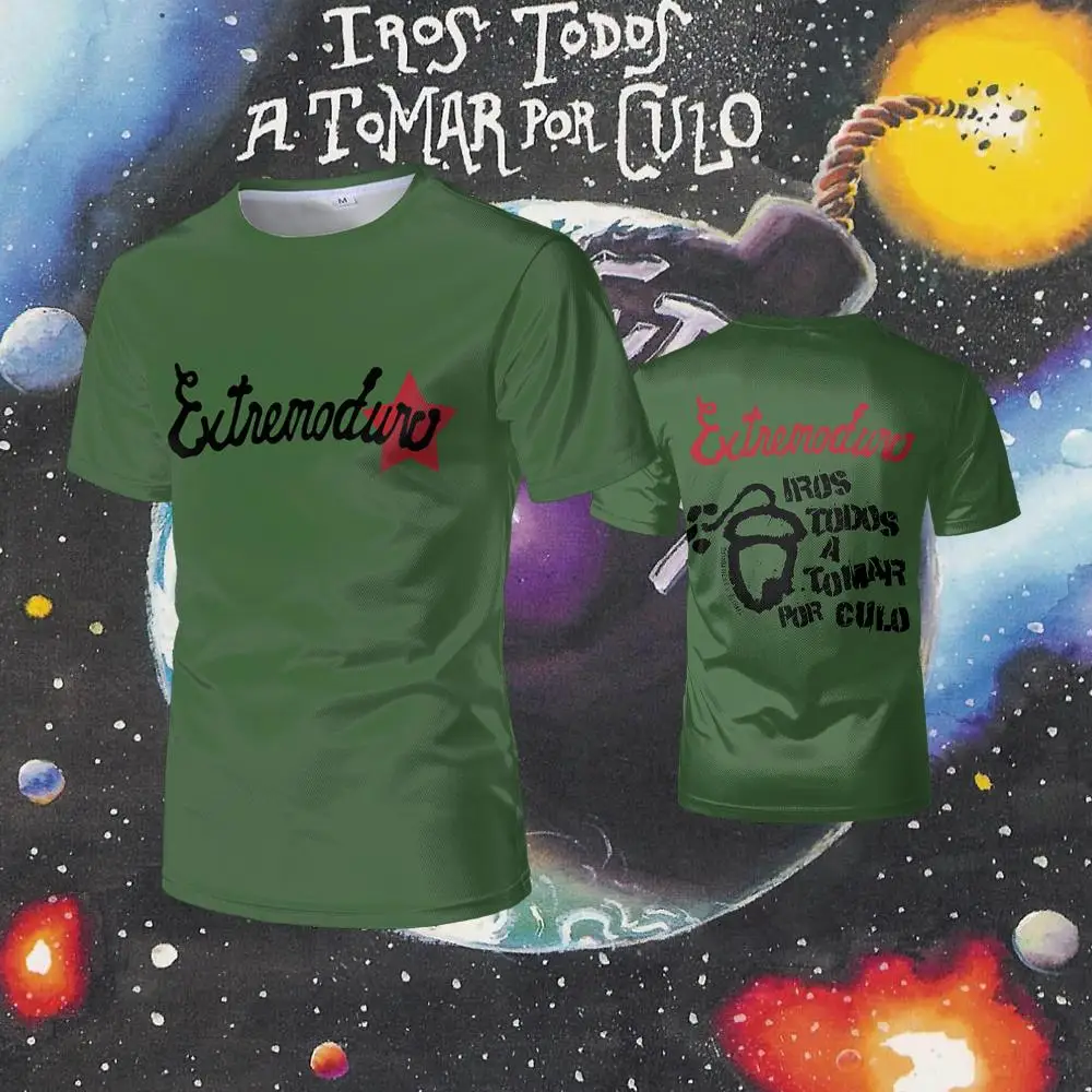 New Extremoduro Rock Band Letter Print T-shirt 2026 Street Outdoor Trendy Hip-hop Apparel Fan Casual Fashion Top Men's Gift