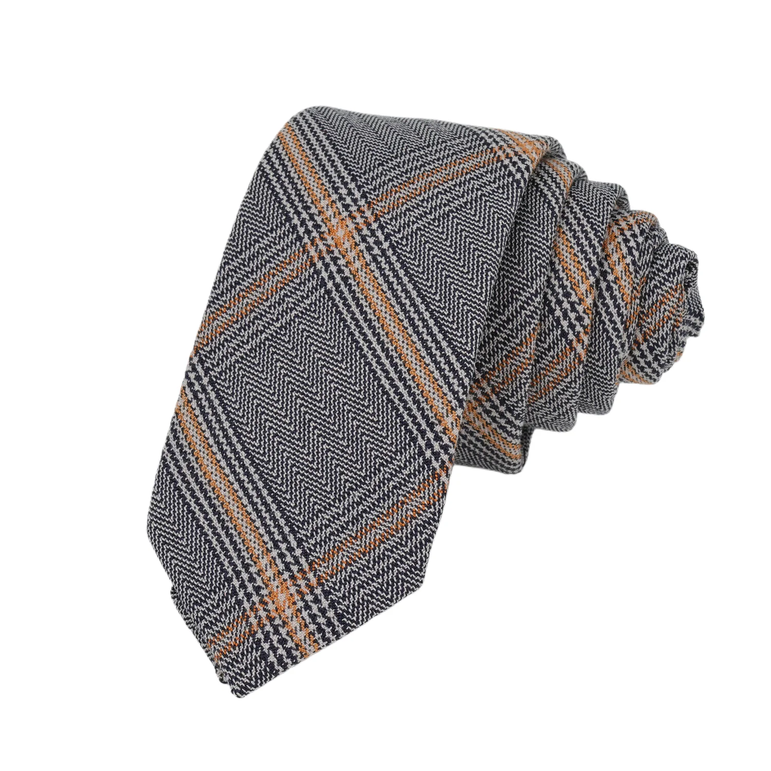 Baumwoll-Krawatten mit Karomuster für Herren und Damen, lässige weinrote gestreifte Krawatte für Hochzeiten, Partys, Jungen und Mädchen, schmale 6 cm Krawatte, Gravatas – Detail 12