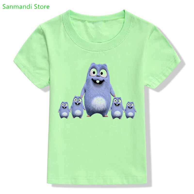 New Arrival 2022 Funny Lemmings Graphic Print Tshirt Girls/Boys Harajuku Kawaii Children Clothing Cute Grizzy T Shirt Streetwear