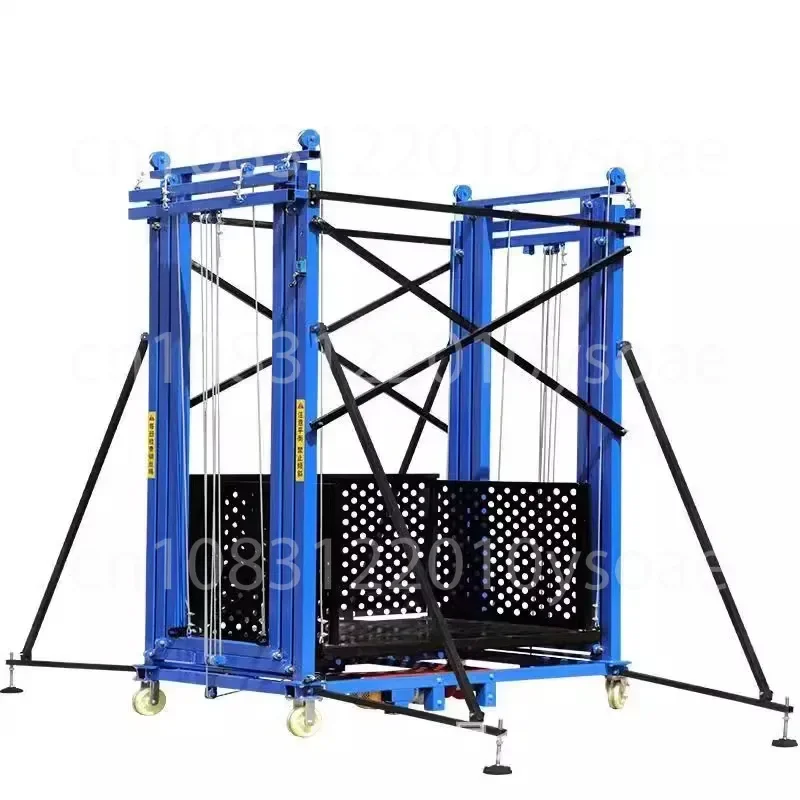 

Remote control electric lifting scaffold hydraulic mobile hoist new foldable indoor and outdoor decoration small platform