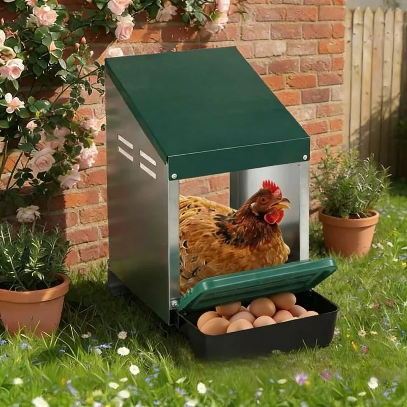 

10pcs Chicken Hen Eggs Tray Farm Equipment Chicken Nest Box Metal Various Specifications Chicken Nest