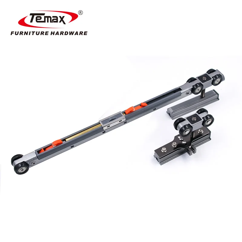 STLF  M974 Hot 2+1 Soft Close Sliding Door Rollers  for Wooden or Aluminium Frame Door
