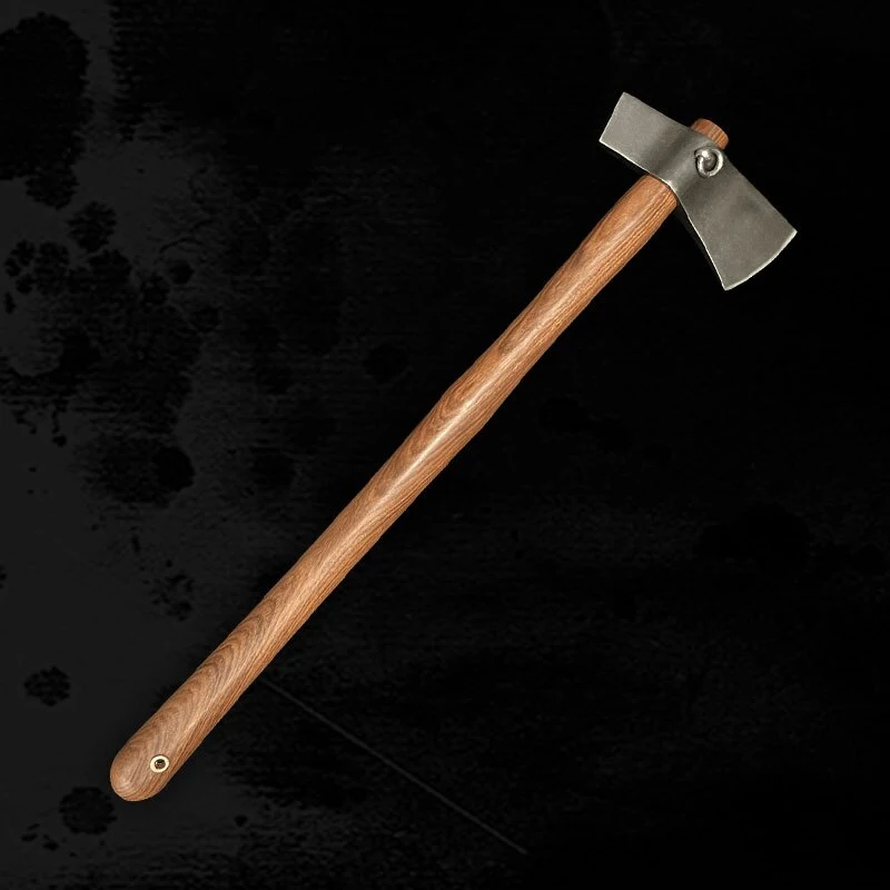 Outdoor Portable EDC Retro Jurchen Cavalry Replica Axe (uncut) Camping Hiking Emergency Survival Tool