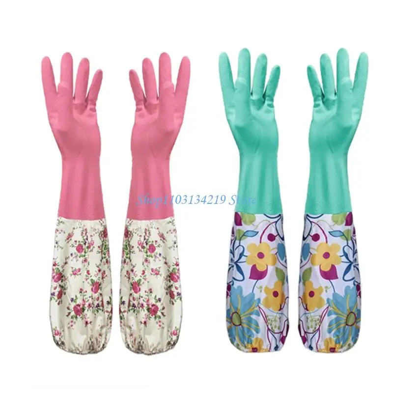 N5KC Kitchen Cleaning Gloves 1 Pairs Bowl Pot Spoon Shovel Dish Plate Cleaning for Bathroom Bathing Car Washing Window Cleani