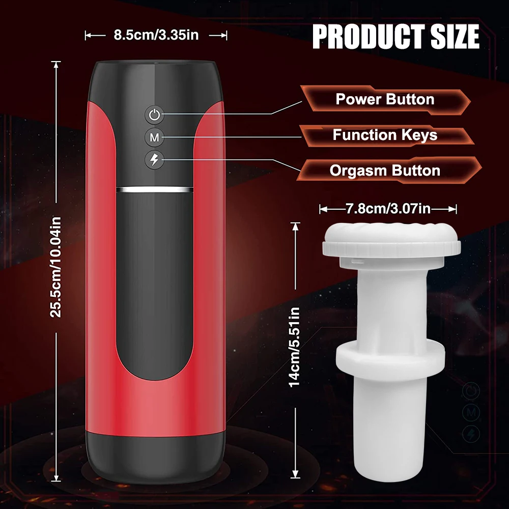 Automatic Male Masturbator Vibrator Powerful Thrusting Real Vagina Pussy Masturbation Equipment Sex Toys for Men Goods for Adult