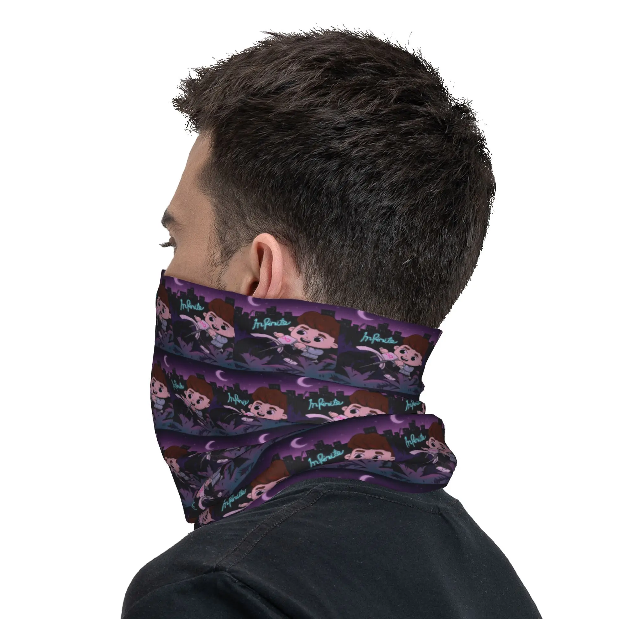 Caylus Bandana Nekhoes Bedrukt Wikkelmasker Sjaal Multifunctioneel gezichtsmasker Fietsen Unisex Volwassen Winddicht