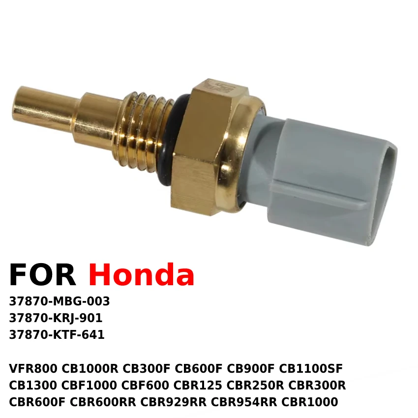 

Temperature Radiator Fan Switch For Honda VFR800 Interceptor, VTX1800C, CB1000R, CB300F CB600F CB600F CB900F Hornet CB1100SF X11