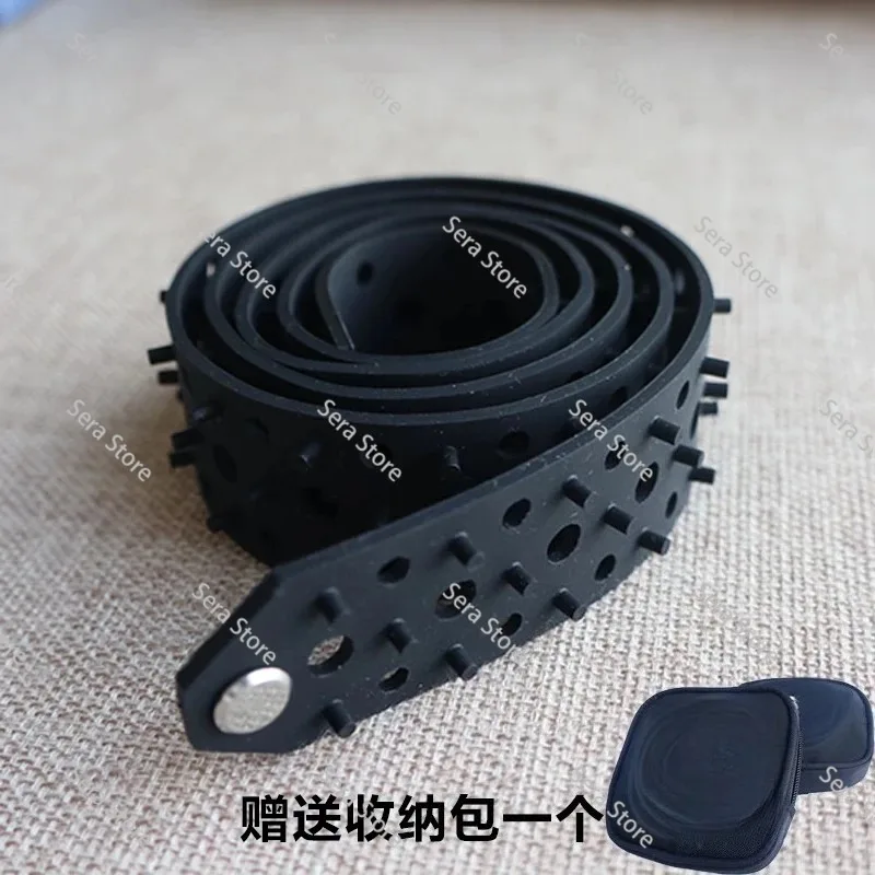 Large Aperture Basketball Referee Belt Silicone Referee Uniform Belt Shirt Belt Free Storage Bag Solid Silicone Nail Anti-drop