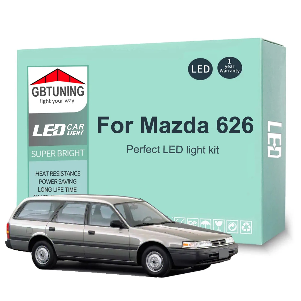 

Автомобильные аксессуары для Mazda 626 Sedan Wagon Hatchback 1992-1998 1999 2000 2001 2002 Canbus Dome ​ Светодиодный внутренний светильник номерного знака