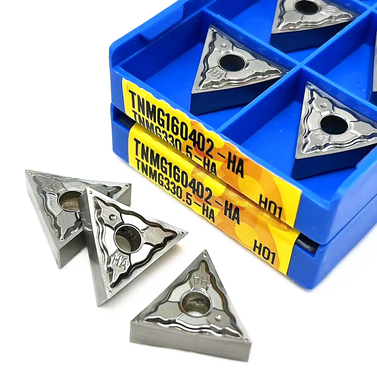 Tnmg160404 Tnmg160408 Ha H01 Hardmetalen Cnc-Machine Inzetstuk Tnmg 160404 160402 Aluminium Frees Draaigereedschap 10 Stuks