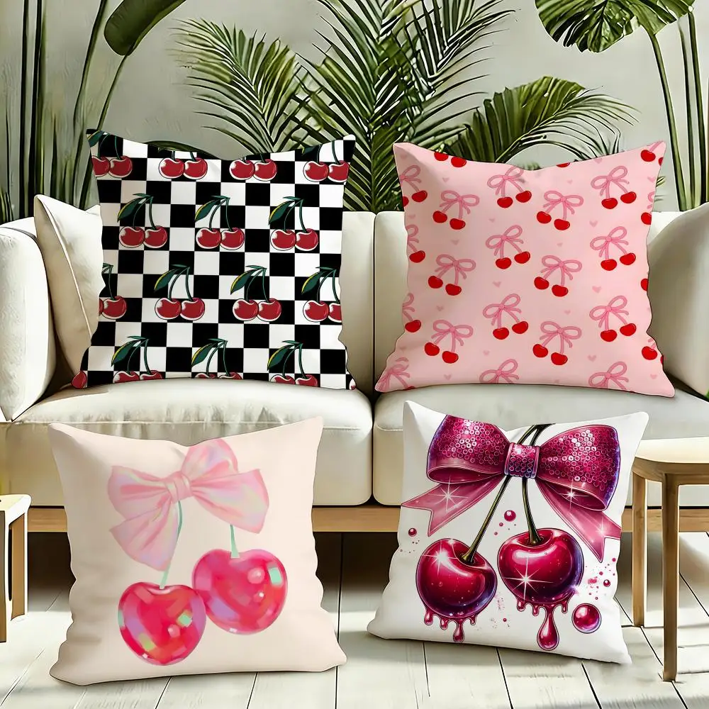 kirsh Cushion Cover Reversible Plush Pillow Cover Soft Fluffy  Home Decor for Sofa Bedroom