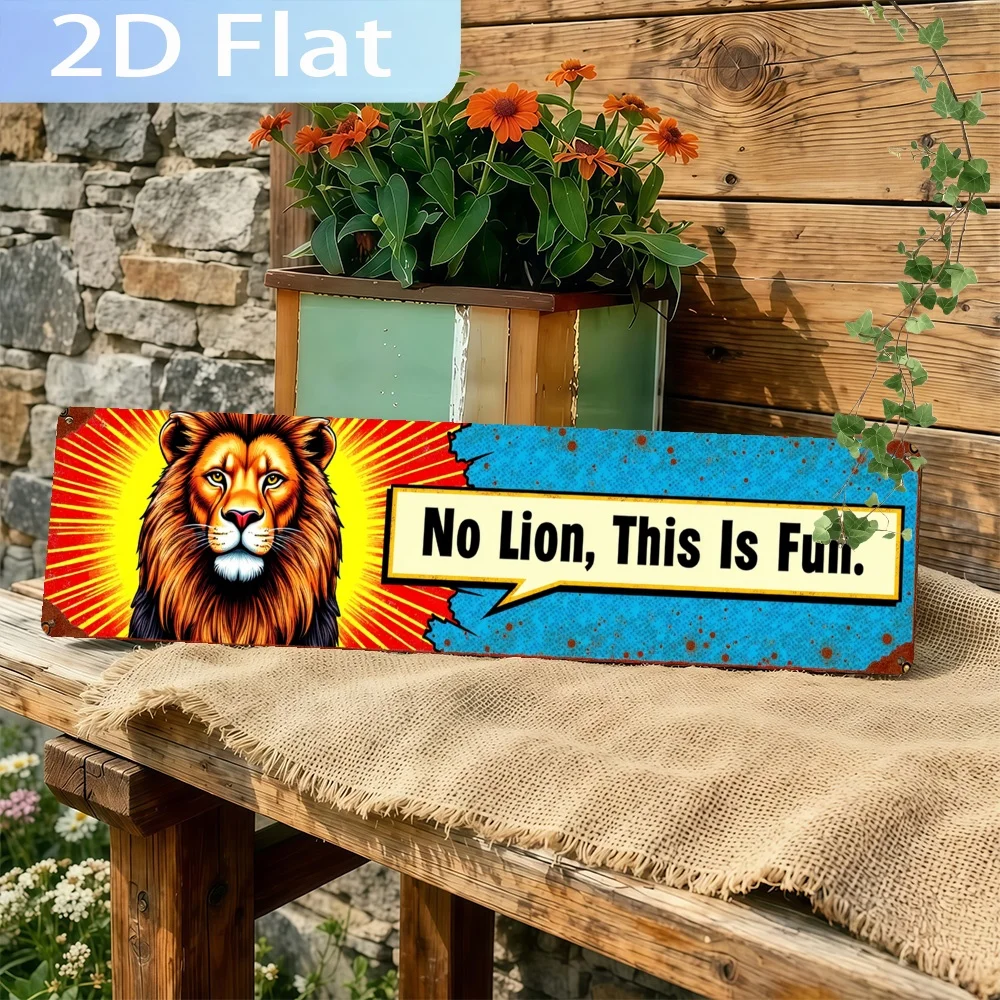 2D Flat And Printed Sign Showcasing a Retro  Design Along with a Playful Slogan, Ideal for Farmhouse-Style Wall Decoration