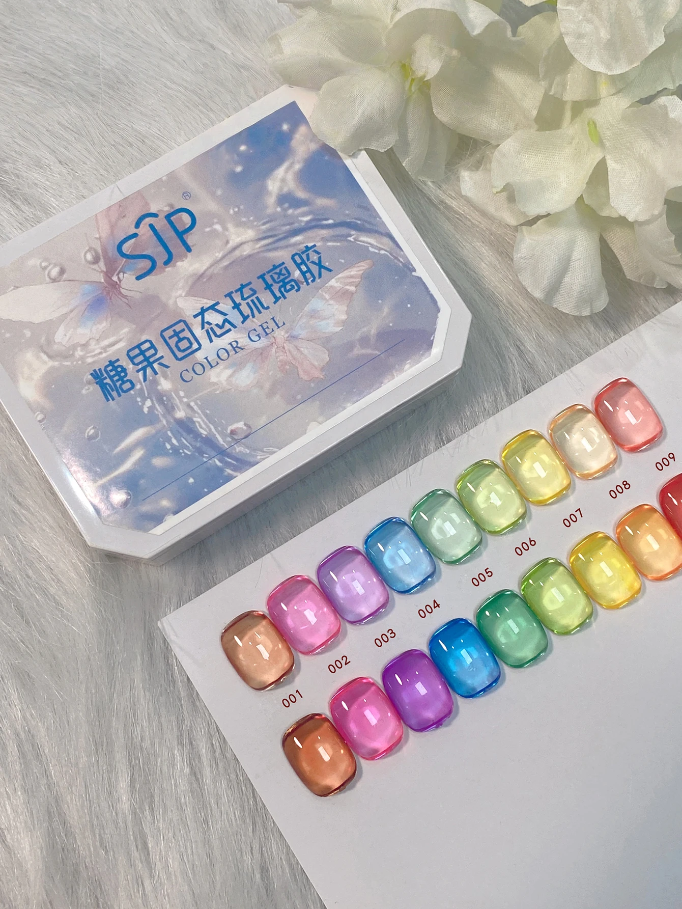 

9-цветный весенне-летний однотонный лак для ногтей Ice Transparent Jelly Dopamine Glass Candy Rainbow Macaron Color Series Гель-лак для ногтей