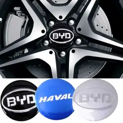 4PCS 56mm Universal Car Wheel Center Emblem Hub Sticker for BYD Haval Great Wall Zhonghua Geely Accessories