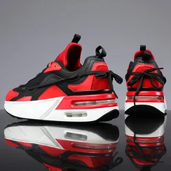 Trend Running Shoes Men Air Cushioning Jogging Shoes Thick Sole Sneakers Men Gym Athletic Sports Shoes  Zapatillas De Deporte