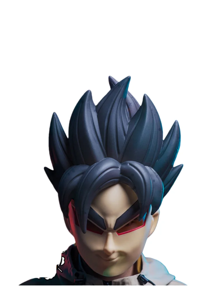 Nouveau casque intégral lumineux Super Saiyan à LED, jouet de jeu de rôle portable, style anime, collection, ornement, modèle de jouet, cadeaux