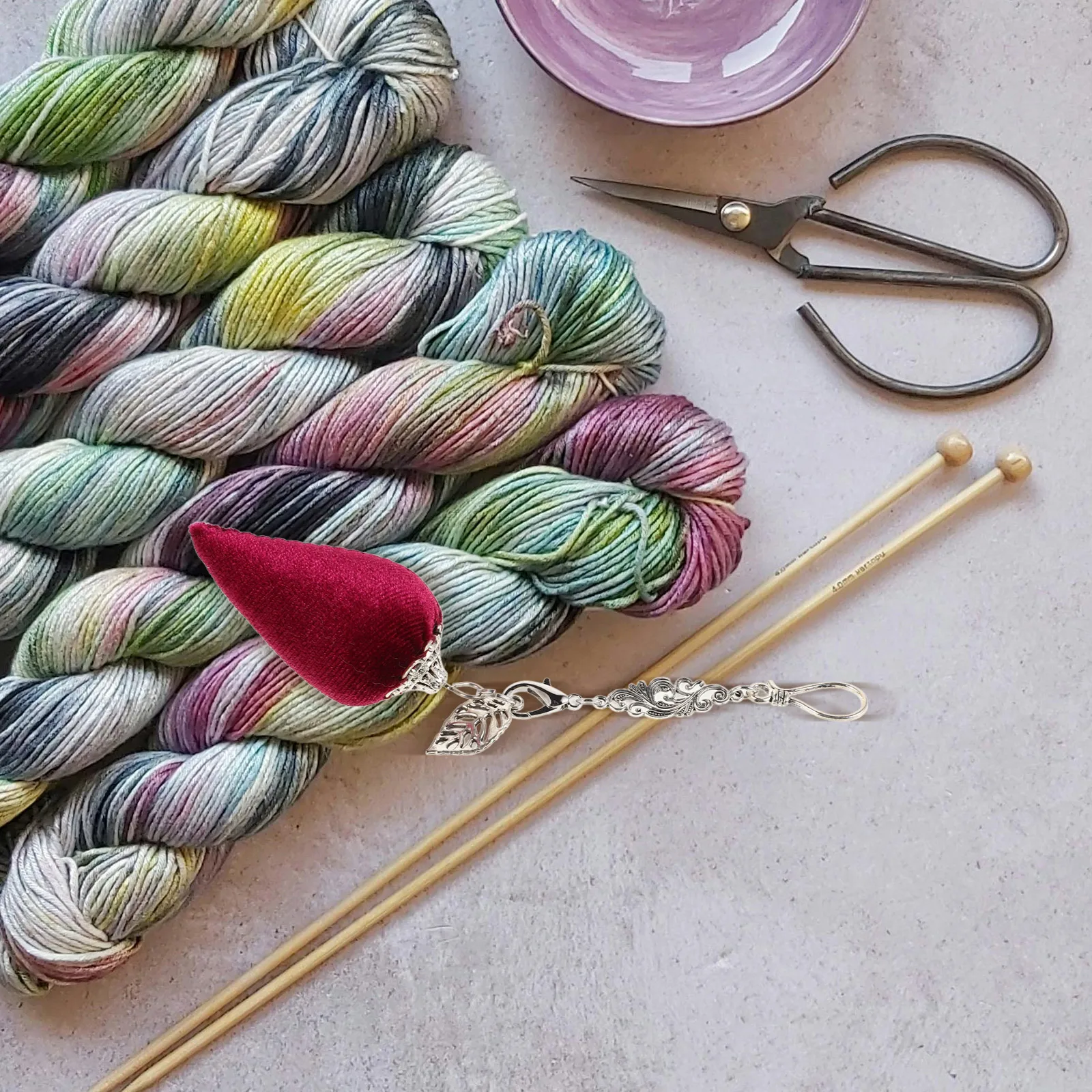 

Retro Pin Cushion Pendant Sewing Tool Cute Handmade Accessory Embroidery Quilting DIY Longlasting Durable Materials Vintage