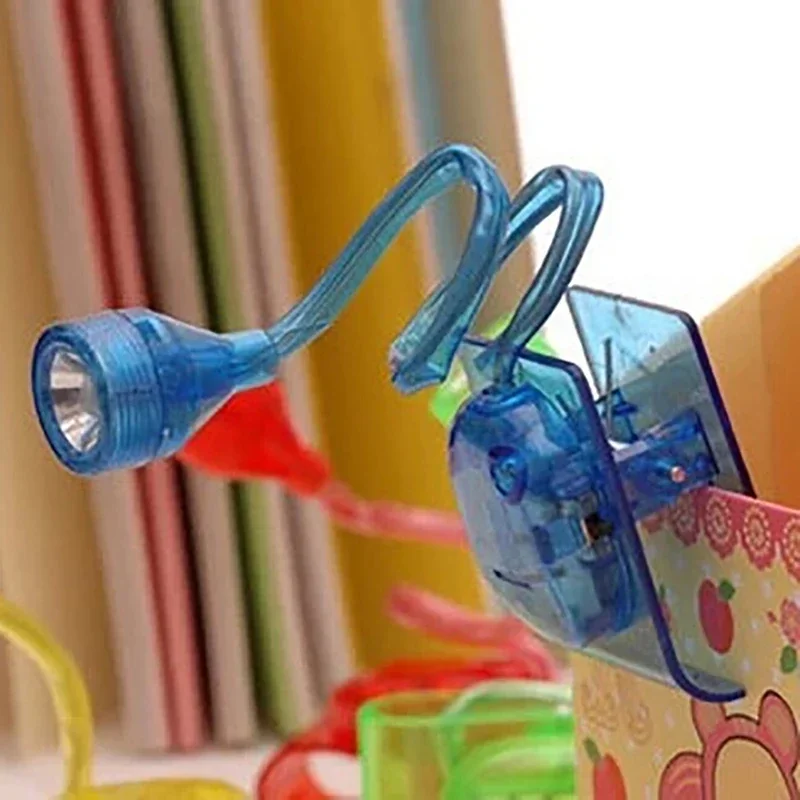 Mini lampe de lecture LED à Clip, lumière vive, Flexible, Portable, pour voyage, chambre à coucher, lecture de livres, cadeau pour enfants
