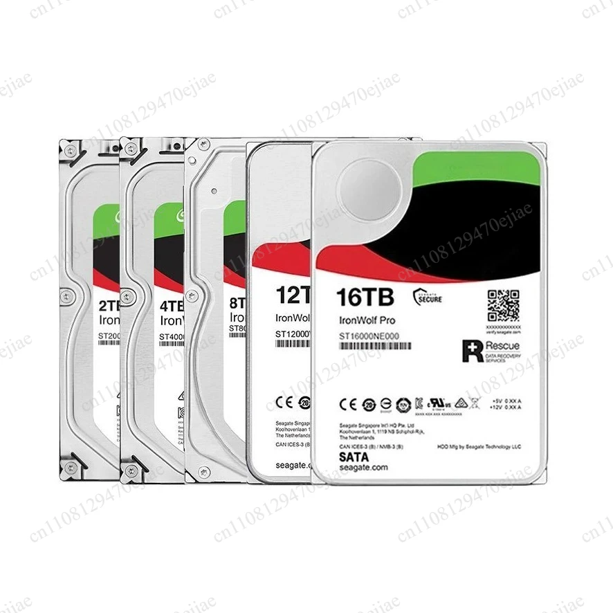 Seagate IronWolf Pro 4TB-20TB NAS HDD, 7200 RPM SATA 6Gb/s, CMR Internal Hard Drive for 24/7 NAS